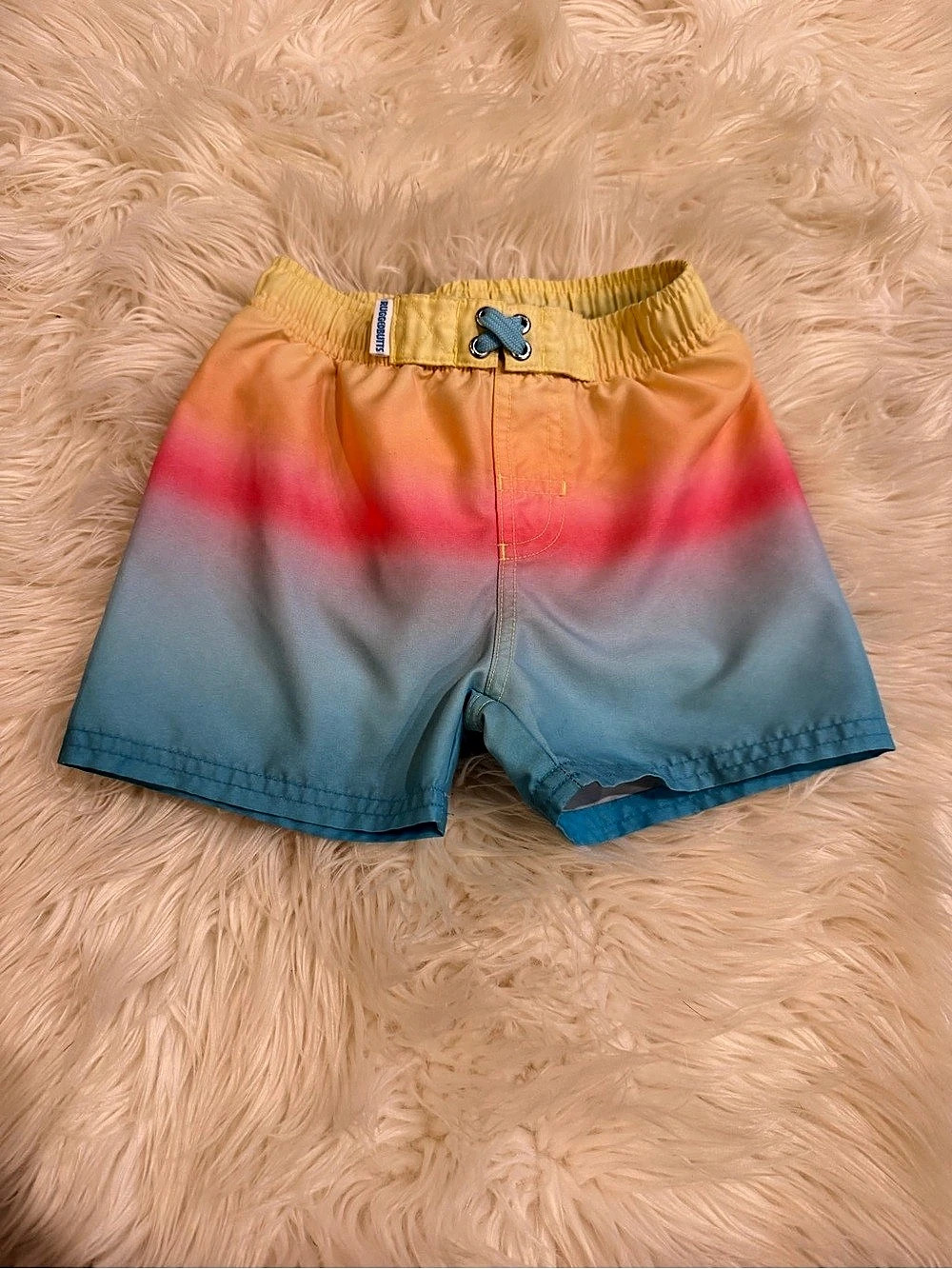 Rugged Butts Color Block Swim Trunks Size 18-24M